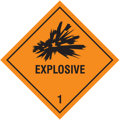 EXPLOSIVE SIGN H1P