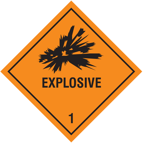 EXPLOSIVE SIGN H1P