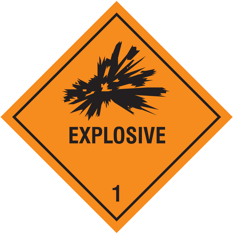 EXPLOSIVE SIGN H1P