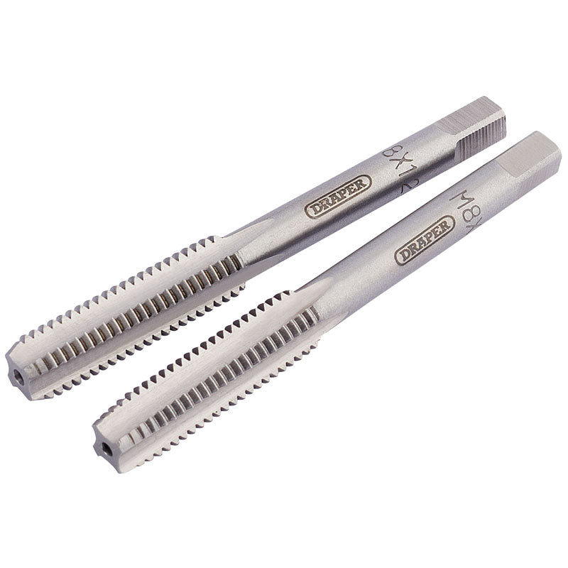 Draper Tools 8mm Coarse Hand Taps Taper and Plug DRA83800