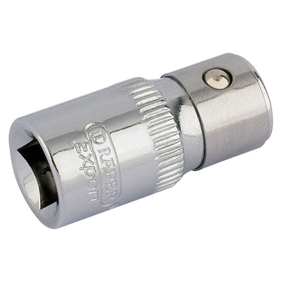 Draper Tools 1/4 Square Drive x 1/4 Hexagon Screwdriver Bit Holding Socket DRA85125