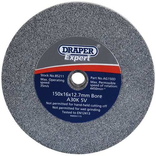 Draper Tools 150 x 16mm Grinding Wheel (36 grit) DRA85211