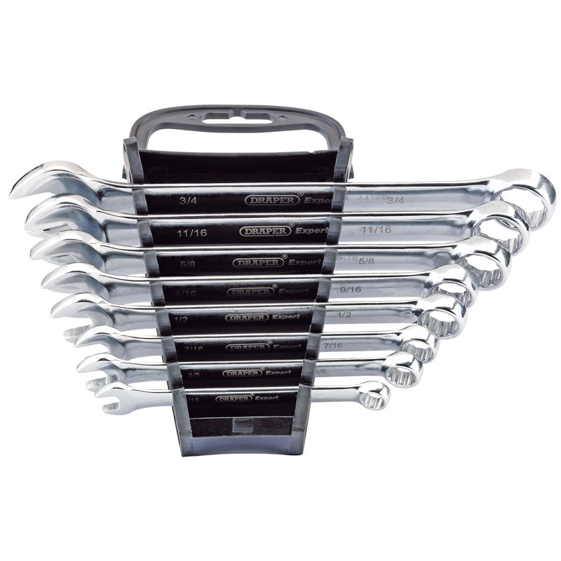 Draper Tools Imperial Combination Spanner Set (8 Piece) DRA85939
