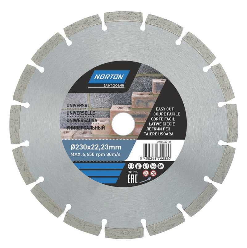 NORTON Essentials Multi Material Demolition Saw Diamond Blade-9