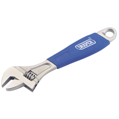 Draper Tools 200mm Soft Grip Adjustable Wrench DRA88602