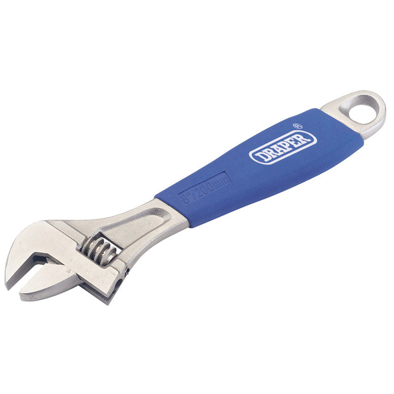 Draper Tools 200mm Soft Grip Adjustable Wrench DRA88602