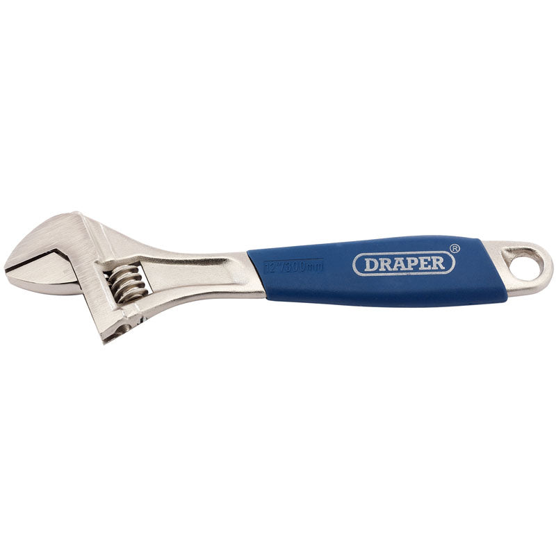 Draper Tools 300mm Soft Grip Adjustable Wrench DRA88604