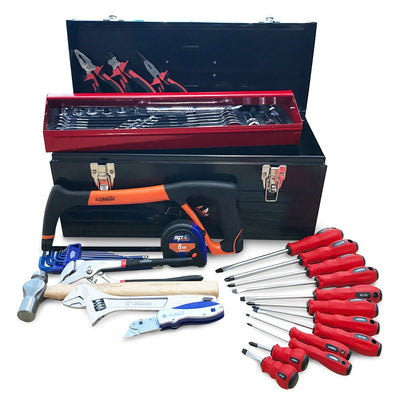 888 TOOLS Portable Tool Kit-Sockets,Spanners,Pliers,Screwdrivers & More