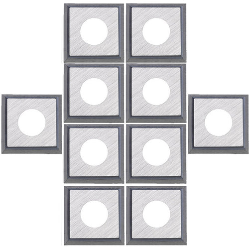 14.2mm x 14.2mm x 2mm Square 2 Sided TCT Insert Blade (10Pce) suit Spiral Cutter Head by Toughcut