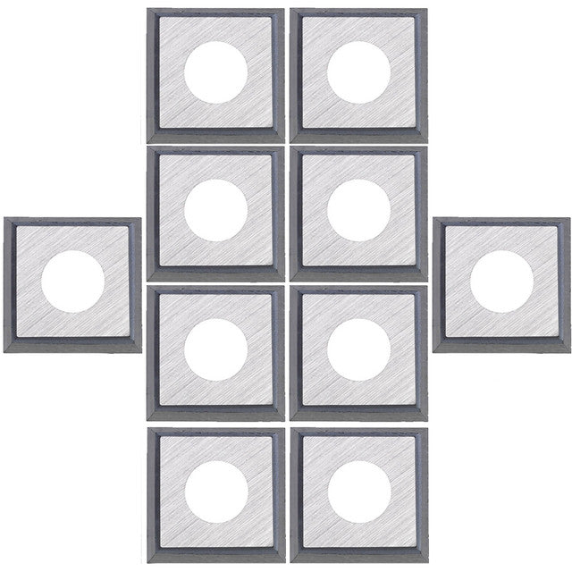 14.2mm x 14.2mm x 2mm Square 2 Sided TCT Insert Blade (10Pce) suit Spiral Cutter Head by Toughcut
