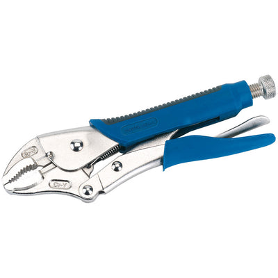 Draper Tools Soft Grip Curved Jaw Self Grip Pliers (230mm) DRA89124