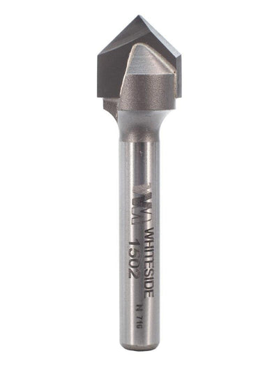 Carbitool 2 Flute Router Bit  150&deg; Vee Groove Bit  25.4 X 150 DEG TCT, 2 FLT 1/2 SHK (TV 1532 1/2)
