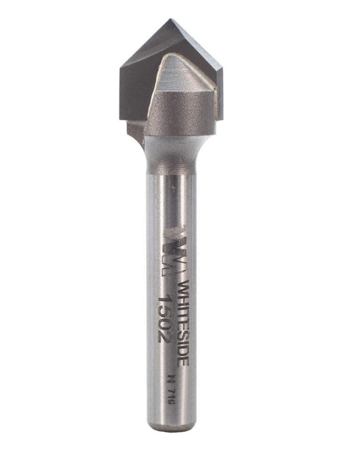 Carbitool 2 Flute Router Bit  150&deg; Vee Groove Bit  25.4 X 150 DEG TCT, 2 FLT 1/2 SHK (TV 1532 1/2)