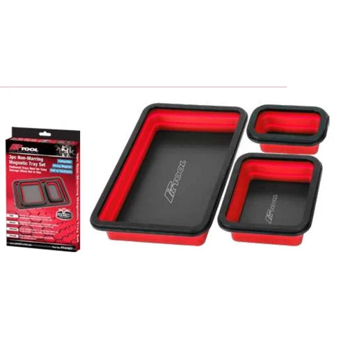 PK Tools 3pc Non-Marring Magnetic Parts Tray Set - PT41507