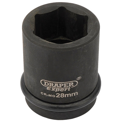 Draper Tools Expert 28mm 3/4 Square Drive Hi-Torq® 6 Point Impact Socket DRA93241