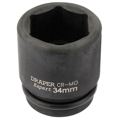 Draper Tools Expert 34mm 3/4 Square Drive Hi-Torq® 6 Point Impact Socket DRA93267