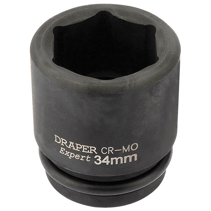 Draper Tools Expert 34mm 3/4 Square Drive Hi-Torq® 6 Point Impact Socket DRA93267