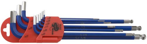 Eurotech Tools ET70680 9pc AF L-Type Set Extra Long Ball End