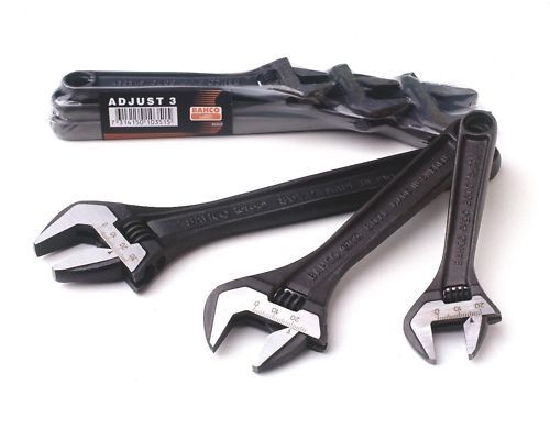 Bahco ADJUST3 Adjustable Shifter Wrench Set-3pce