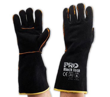 PROCHOICE Black Jack - Black & Gold Welding Gloves BGW16