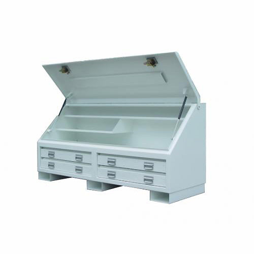 ONE ELEVEN Contractor One Steel Jumbo Truck Box With 4 Drawers BKAT1770