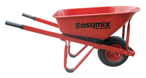 EASYMIX W300SHSRWRS Heavy Duty Steel WheelBarrow