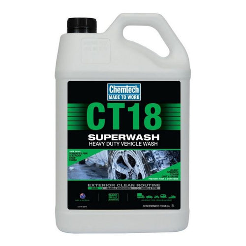 CHEMTECH CT18 SUPERFOAM HEAVY DUTY WASH CLEANER & DEGREASER 5L -ATD