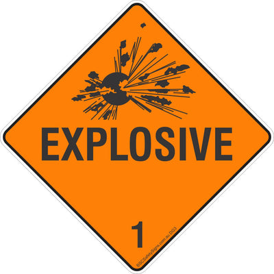 EXPLOSIVE SIGN H1SAV