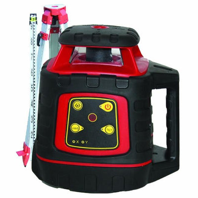 REDBACK Electronic Levelling Laser Level Package + Tripod + Staff EL614