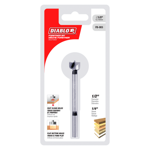 CARBITOOL - Forstner Bits  Steel  Imperial - 1/2