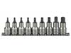 Teng Tools M1213TX 9 Piece  Drive TX Bit Sockets On A Clip Rail - BD