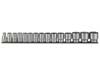 Teng Tools M1215MM 15 Piece  Drive Regular Metric Sockets On A Clip Ra - BD
