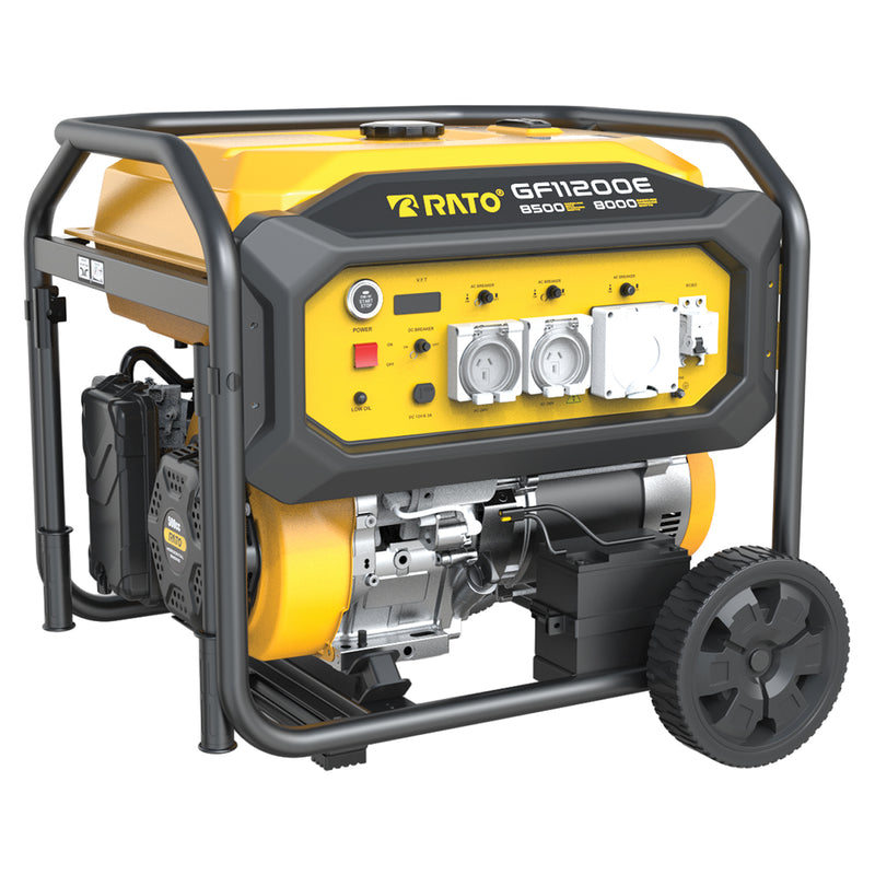 RATO GF11200E-R2 8.5kW Industrial Open Frame Generator