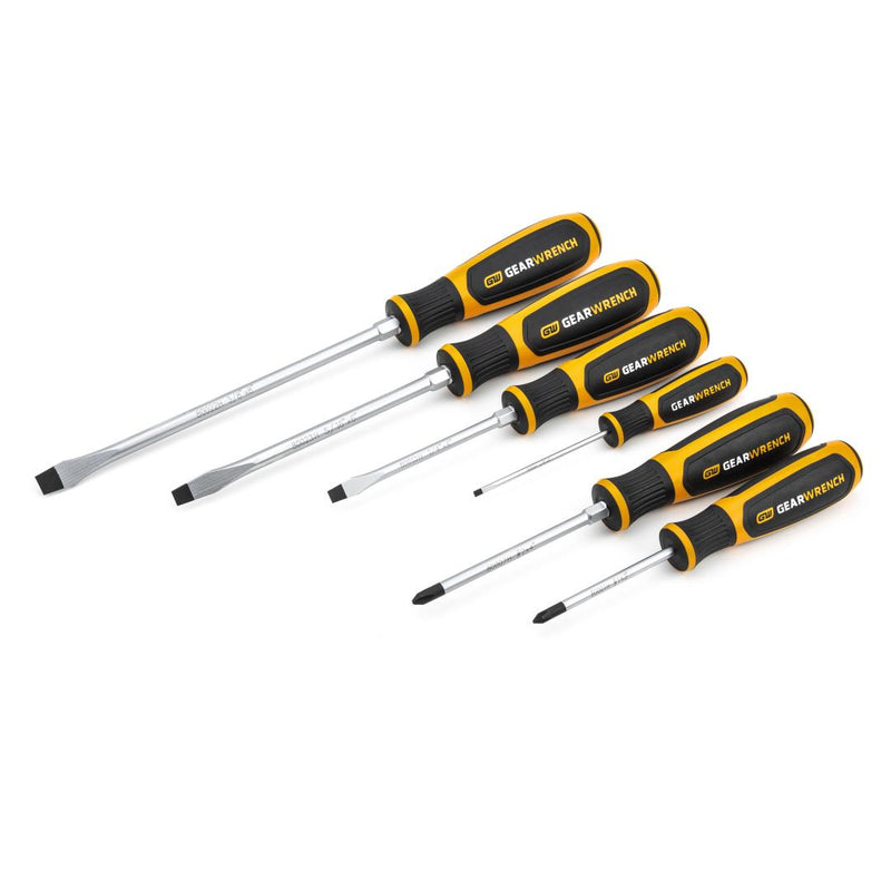 GEARWRENCH 6 PC. PHILLIPSÃƒâ€šÃ‚Â®/SLOTTED DUAL MATERIAL SCREWDRIVER SET 80050H