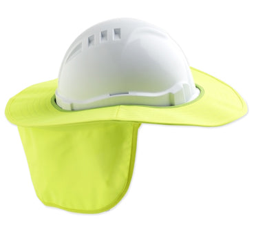 PRO CHOICE Detachable Hard Hat Brim-Fluro Yellow HHBFY