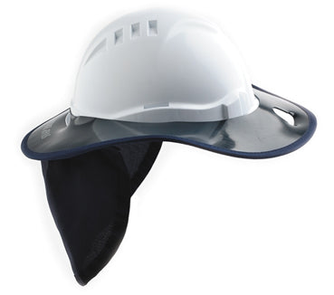 PRO CHOICE Plastic Hard Hat Blue Brim HHPBB