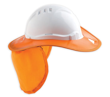 PRO CHOICE Plastic Hard Hat Orange Brim - HHPB HHPBO