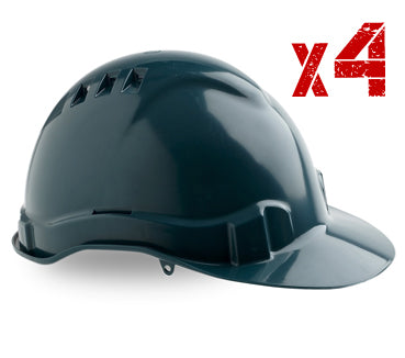 PRO CHOICE Green Vented Hard Hat Helmet-4Pack HHV6G