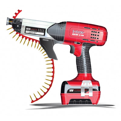 INTEX Cordless 18V Autofeed Screwgun Kit 12925