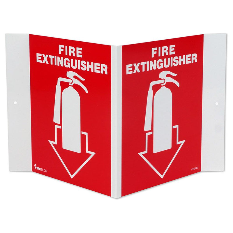FIRE EXTINGUISHER FOLDER SIGN 522E FOLDER