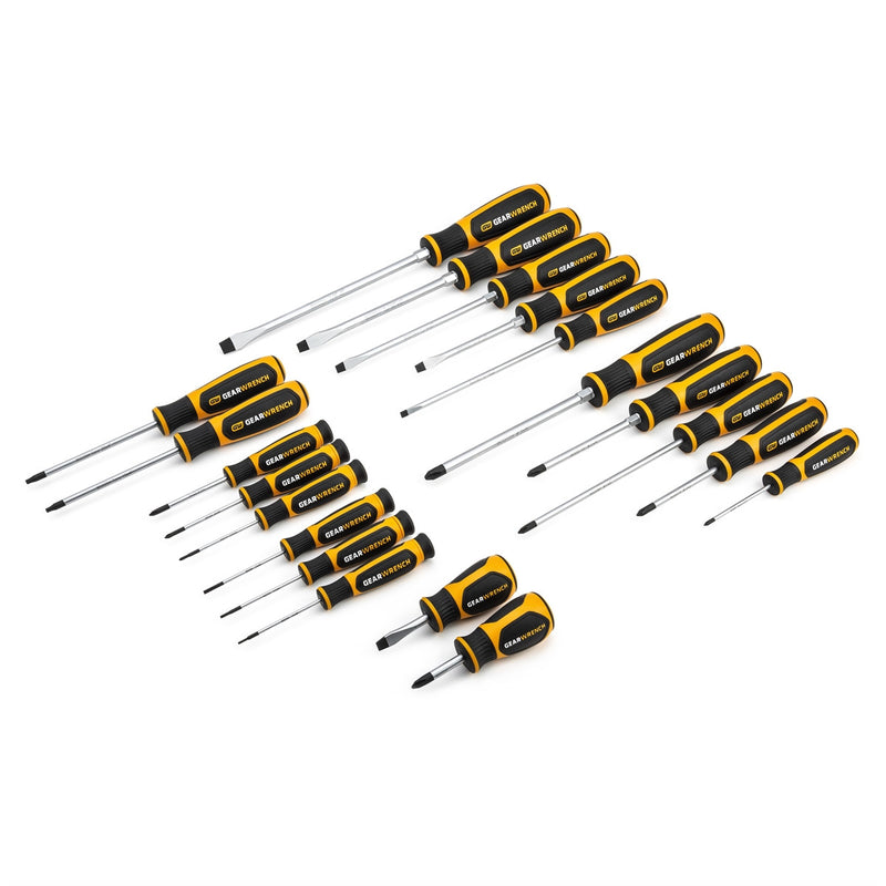 GEARWRENCH 20 PC. PHILLIPSÃƒâ€šÃ‚Â®/SLOTTED/TORXÃƒâ€šÃ‚Â® DUAL MATERIAL SCREWDRIVER SET 80066H