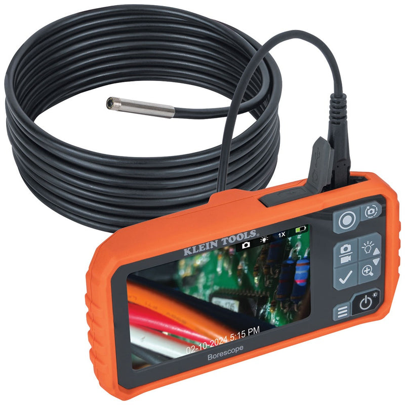Klein A-ET17 3m Utility Borescope 5.5mm Inspection Camera