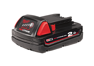 Milwaukee M18B2 18V 2.0Ah Li-Ion RED LITHIUM Battery