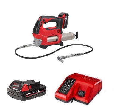 Milwaukee M18GG-201B 18V 2.0Ah Li-ion Cordless Grease Gun Combo Kit