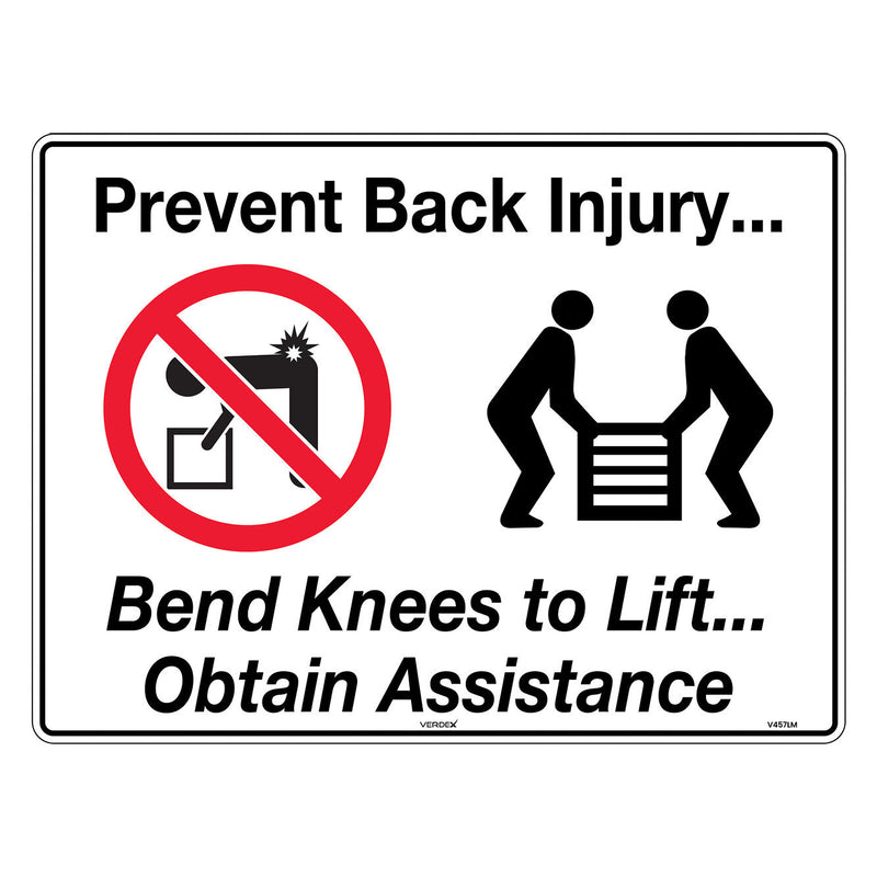 PREVENT INJURY SIGN 100P