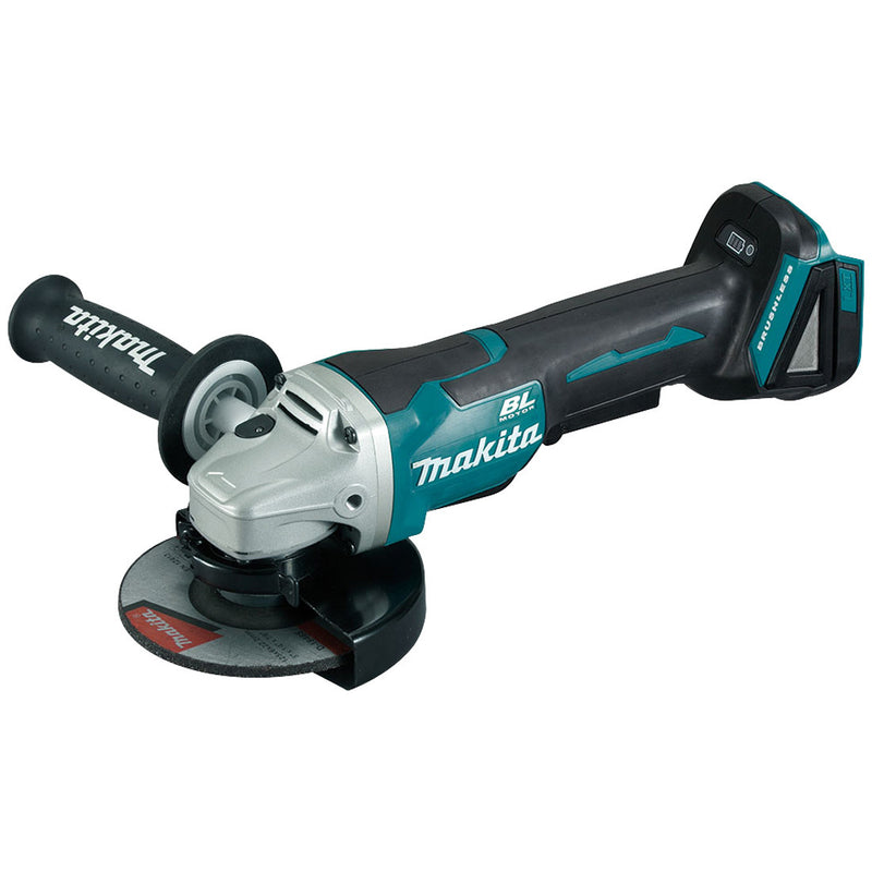 MAKITA 18V BRUSHLESS 125MM ANGLE GRINDER BARE UNIT SKIN-DGA508Z