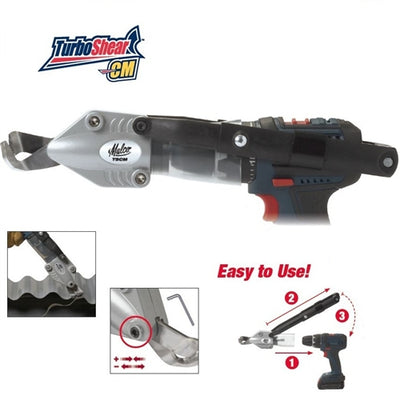 Malco TSCM Corrugated Metal Turbo Shear Attachment