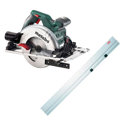 Metabo KS55FSgr 160mm Hi Torque Circular Saw-With 1500mm Guide Rail