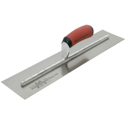 Marshall Town mxs77dh ARSHALLTOWN 18 X 4 1/2 Finishing Trowel W/ Curved DuraSoft Handle