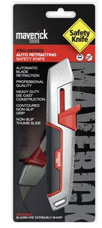 MAVERICK Auto Retracting Safety Knife 11080